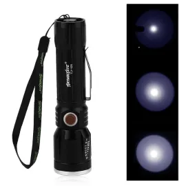 Led презареждащ се фенер - Телескопичен фокус  Led презареждащ се фенер - Телескопичен фокус