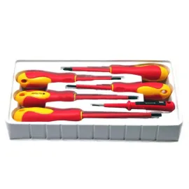 К-т отвертки електричарски с фазомер К-т отвертки електричарски с фазомер