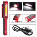 Акумулаторна LED лампа 3W COB + 1W LED