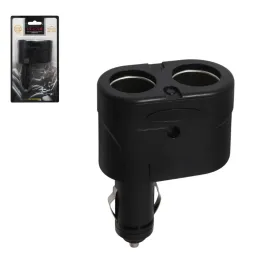 Разклонител за кола In-Car WF-325, 60W, 2 гнезда Разклонител за кола In-Car WF-325, 60W, 2 гнезда