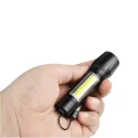 LED Джобен фенер с 3 режима , презареждаем, с USB кабел