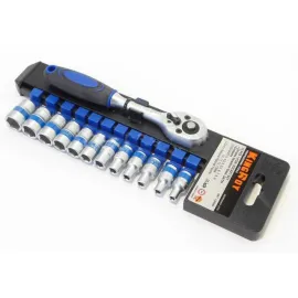 Тресчотка и вложки KING ROY 1/4" комплект Тресчотка и вложки KING ROY 1/4" комплект