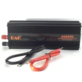 Инвертор на напрежение 2000w Dak за кола/камион 12V / 24V Инвертор на напрежение 2000w Dak за кола/камион 12V / 24V