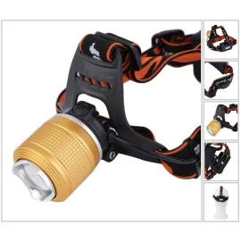 Мощен LED Челник - фенер за глава с акумулатор