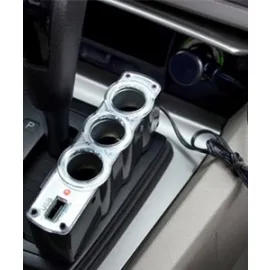 Разклонител на запалка за кола с три гнезда 12v/24v + USB 5v  Разклонител на запалка за кола с три гнезда 12v/24v + USB 5v
