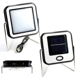 Соларна LED зоомираща лампа със стойка за къмпинг Соларна LED зоомираща лампа със стойка за къмпинг