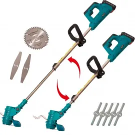 Немски Акумулаторен тример за трева 36V 8A KraftRoyal с 2бр батерия и зарядно