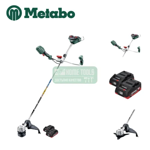 Акумулаторен тример METABO FSB 36-18 LTX BL 40 SOLO, 18 V, 40 см, с корда и нож, без батерия и зарядно