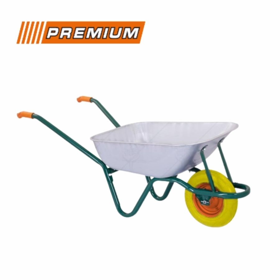Количка 90L с PU колело и галванизирана конструкция - Premium качество за лесно и надеждно пренасяне