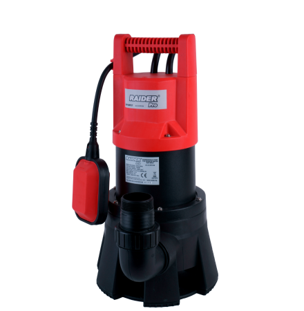 Потопяема водна помпа за мръсна вода Raider RDP-WP27, 1300 W, воден стълб 11 м