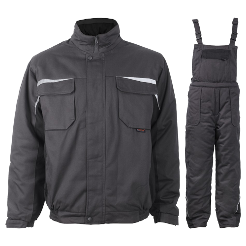 Работен комплект kastor winter grey cotton - Защита и комфорт през студените месеци