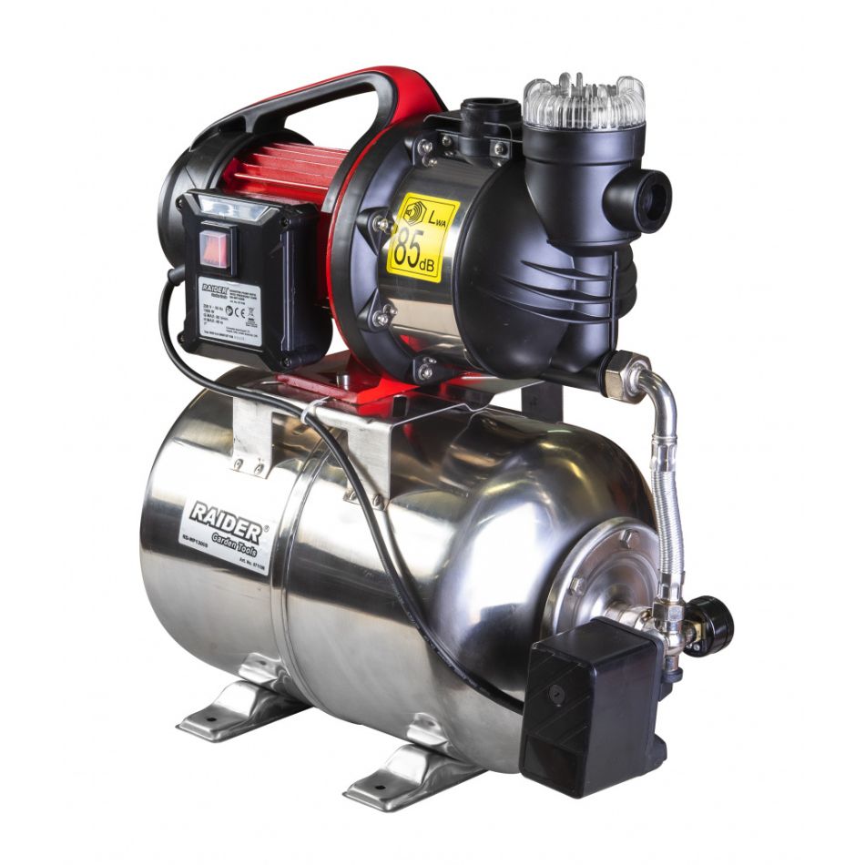 Хидрофор Raider RD-WP1300S, 1300 W, 80 л.мин |HomeTools.BG