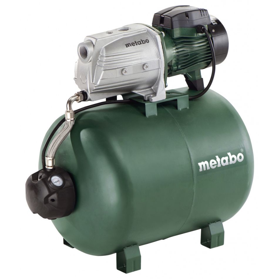 Монофазна хидрофорна помпа за вода METABO HWW 9000/100 G, 1800 W, 9000 л/ч, 51 м, 100 л| HomeTools.BG