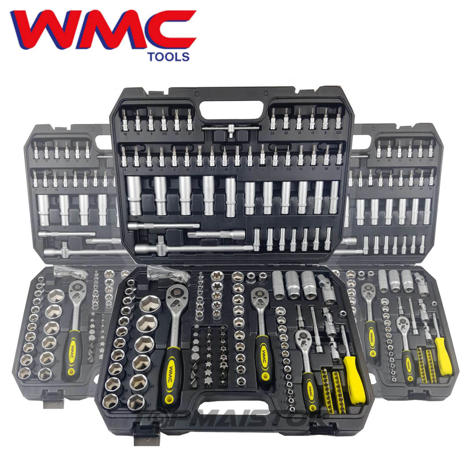 Куфар с инструменти 172ч wmc Гедоре с 3бр тресчотка